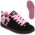 See Black/Pink DC Court Graffik Skate Shoe - Kids'