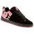 See Carbon/Carbon/Crazy Pink DC Court Graffik Skate Shoe - Women's