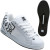 See White/Black/White DC Court Graffik Skate Shoe - Women's