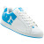 See White/White/Turquoise DC Court Graffik Skate Shoe - Women's