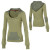 See Washed Olive DC Shetland Hooded Sweater - Women's