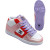 See White/Athletic Red DC Manteca 2 Mid SE Skate Shoe - Women's