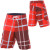 See Red Plaid DC Puerto Board Short - Men's