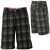See Black Plaid DC Memo Chino Short - Men's