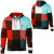See White/Red Plaid DC Big Pen II Full-Zip Hooded Sweatshirt - Men's