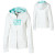 See White DC Joker Full-Zip Hooded Sweatshirt - Women's