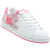 See White/Crazy Pink DC Pixie 4 Skate Shoe - Women's