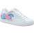 See White/Super Pink DC Pixie 4 Skate Shoe - Women's