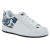 See White/Royal/Black DC Court Graffik SE Skate Shoes - Kids' 