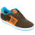 See Dk Choc/Orange DC Match S Skate Shoe - Men's