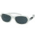 See White/Gray Dragon Radial Sunglasses - Women's