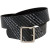 See Black Electric Angular Belt - Men's
