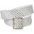 See White Electric Angular Belt - Men's
