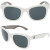 See White Mod Stripe/Grey Electric Detroit Sunglass