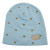 See Powder Blue/Brown Elm Company Quarter Step Beanie