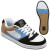 See Black/Blue/White eS Accel TT Skate Shoe - Men's