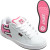 See White/Pink/Black etnies Fader Skate Shoe - Women's