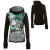 See Black etnies Shattered Full-Zip Hooded Sweatshirt - Women's