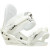 See White Flux Emblem Snowboard Binding
