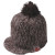 See Bear Rug/Oxford Tan Foursquare Homespun Visor Beanie - Women's