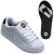 See White/Weave Globe Focus Skate Shoe - Men's