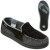 See Black/Charcoal Suede Globe Castro Shoe - Men's