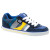 See Navy/Lemon Plaid Globe Encore Skate Shoe - Men's