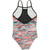 Hurley Static One-Piece Swimsuit - Girls'&nbsp;Back