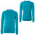 See Peacock Icebreaker Crewe BodyFit200 Top - Girls'