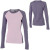 See Lavender/Foxy Icebreaker BodyFit260 Crewe - Long-Sleeve - Women's