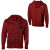 See Burgundy Imperial Motion Utilizer Full-Zip Hooded Sweatshirt - Men's