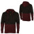 See Black/Wine Imperial Motion Slub Full-Zip Hooded Sweatshirt - Men's