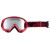 See Ruby Red/Silver Mirror Clear IS Eyewear Strike Mid Series Goggle