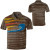 Jungmaven Sunset Wave Tetro Camo Polo Shirt - Men's