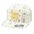 See White KR3W TK Live Baseball Hat