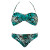 See Aqua Leilani Jungle Love Bermuda Bandeau Cali Bikini - Women's See Aqua Leilani Jungle Love Bermuda Bandeau Cali Bikini - Women's