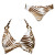 See Brown Leilani Heat Wave Banded Halter Cali Bikini - Women's