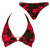 See Red Leilani Mr Sandman Banded Halter Cali Bikini - Women's
