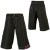 See Midnight Black/Pink Stitching Loeka Downhill Capri Bike Short - Women's