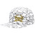 See White Neff Jet Fitted Ball Cap