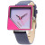 See Pink / Purple, One Size Nixon Metric Leather Watch - Women's  