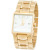 See All Gold/White Nixon Union Square Stainless Steel Watch - Women's See All Gold/White Nixon Union Square Stainless Steel Watch - Women's