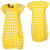 See Bleach Yellow Nikita Cactus Dress - Women's