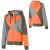 See Hot Coral/Light Grey/Grey Nikita Fantastic Full-Zip Hooded Sweatshirt - Women's See Hot Coral/Light Grey/Grey Nikita Fantastic Full-Zip Hooded Sweatshirt - Women's