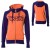 See Hot Coral/Purple Nikita Fit Full-Zip Hooded Sweatshirt - Women's