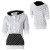 See White Nomis Betty Hooded Sweatshirt - 1/2-Sleeve - Women's