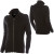 See Black Oakley Aviation Zip Sweater - Women's