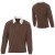 See Earth Brown Oakley Fractured Rugby Shirt - Long-Sleeve - Men's