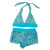 See Turquoise Paisley Outside Baby Boy Short Bikini - Infant Girls'