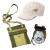 See Khaki/Winter Bubble/Olive prAna Tonsai Package - Canvas Cadet Cap, Chalk Bag & Hemp Travel Pouch - Women's 